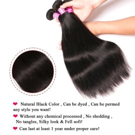 QinMei Brazilian Straight Hair 3 Bundles 10A 100% Virgin Unprocessed Human Hair Weave Extensions Brazilian Remy Straight Human Hair Bundles Natural Black Color (20 22 24 inch) QinMei Brazilian Straight Hair 3 Bundles 10A 100% Virgin Unprocessed Human Hair Weave Extensions Brazilian Remy Straight Human Hair Bundles Natural Black Color (20 22 24 inch)