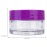 Beauticom 20G/20ML Clear Round Sample Container Jars with Purple Lids for Lotion, Creams, Toners, Lip Balms, Cosmetic, Makeup - BPA Free (12 Pieces)