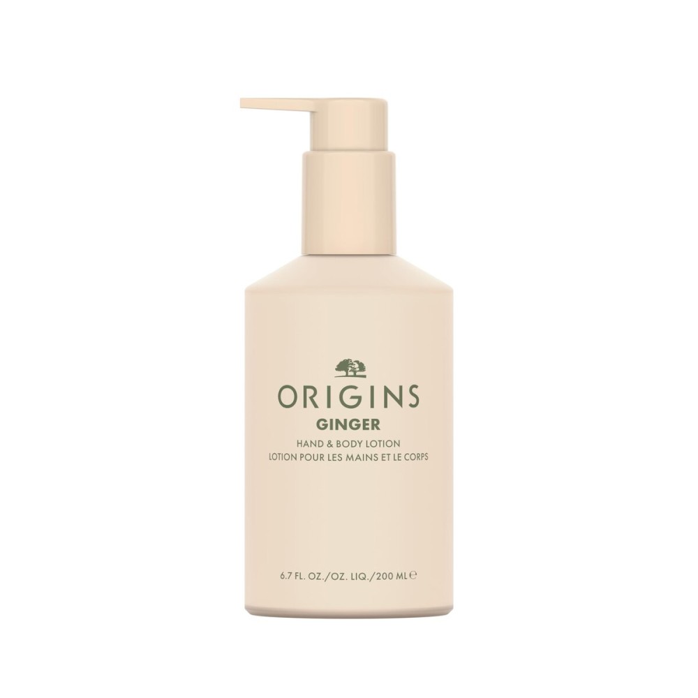 Origins Ginger Hand & Body Lotion | Hydrates & Softens | With Vitamin E & Aloe Vera, 6.7 Fl Oz Origins Ginger Hand & Body Lotion | Hydrates & Softens | With Vitamin E & Aloe Vera, 6.7 Fl Oz