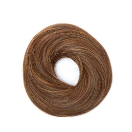 Natural Tone Hair Wrap Color HT3025S+ Glazed Cinnamon - Christie Brinkley 6 Overall Length Heat Friendly Textured Hairpiece Fun Bun Chignon Natural Tone Hair Wrap Color HT3025S+ Glazed Cinnamon - Christie Brinkley 6 Overall Length Heat Friendly Textured Hairpiece Fun Bun Chignon