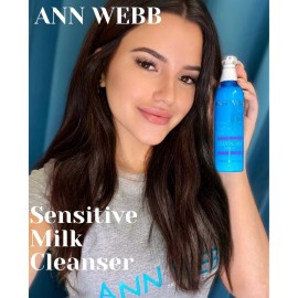 Ann Webb Sensitive Cleansing Milk - Gentle Daily Face Cleanser for Sensitive Skin Nourishes & Rejuvenates - Sensitive Milk Cleanser for All Skin Types w/o Irritating Ingredients. (6oz) Ann Webb Sensitive Cleansing Milk - Gentle Daily Face Cleanser for Sensitive Skin Nourishes & Rejuvenates - Sensitive Milk Cleanser for All Skin Types w/o Irritating Ingredients. (6oz)