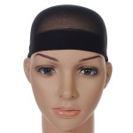 OMORFIEER Unisex Stocking Wig Cap Snood Mesh Natural Black Wig Caps (2pcs)