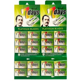 Treet 7 Days Platinum Double Edge Safety Razor Blades, 100 blades (20x5) Treet 7 Days Platinum Double Edge Safety Razor Blades, 100 blades (20x5)
