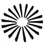 YAKA 50 Pack 6cm/2.36 Black Metal Alligator Hair Clips For Girls Women, Professional Non-slip Hair Bows Pins,DIY Hair Accessories Hair Barrettes