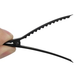 YAKA 50 Pack 6cm/2.36 Black Metal Alligator Hair Clips For Girls Women, Professional Non-slip Hair Bows Pins,DIY Hair Accessories Hair Barrettes