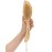 GranNaturals Dry Skin and Body Brush - 11.4 Inches - Improve Blood Circulation, Exfoliate Skin, Reduce Cellulite - Curved Natural Bristle Exfoliating Brush for Back, Legs, Feet