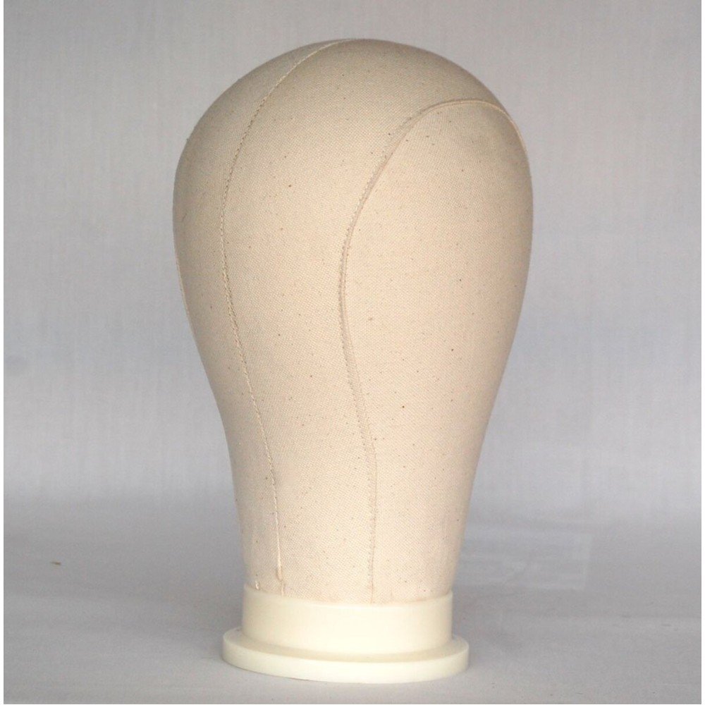 Limited Time Offer Canvas Block Head (23 Circumference) Canvas Block Head 7 Size available (21- 24) Mannequin Head Wig Display With Mount Hole (23)