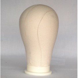  Limited Time Offer Canvas Block Head (23 Circumference) Canvas Block Head 7 Size available (21- 24) Mannequin Head Wig Display With Mount Hole (23)