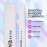 10pcs - PANA Jumbo Double-Sided Emery Nail File for Manicure, Pedicure, Natural, and Acrylic Nails - Zebra (Grit 80/80)