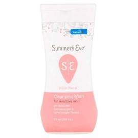 Summer\'s Eve Sensitive Skin Cleansing Wash Sheer Floral, 9 fl oz