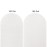 Pana (Grit: 100 x 180, Pack of 10 Pieces) USA Professional White Round Emery Board Nail Files