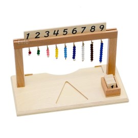 Elite Montessori Hanger for Color Bead Stairs with Beads Preschool Learning Material