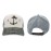 Glamorstar Pirate Ship Anchor Baseball Hat Printing Adjustable Hip-Hop Cap Black Grey