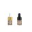 Wresty 2ml(5/8 Dram) Small Mini 15 Pcs Clear Glass Dropper Bottles Essential Oil Vials Travel Refillable DIY Cosmetic Sample Container Liquid Perfume Eye Droppers Bottle (gold cap)