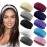 Styla Hair Headbands for Women Stretch Fashion Head Bands 10 Pack Non-Slip Head Wraps Great for Spa, Sports, Yoga, Pilates, Running, Gym Headband, Workouts (Variety)