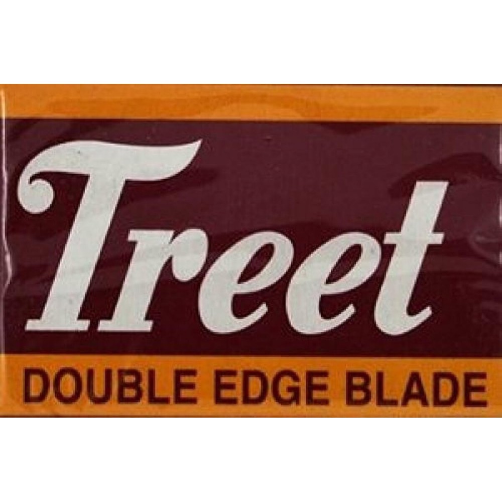 100 Treet Carbon SteelThe Black Beauty Double Edge Safety Razor Blades 100 Treet Carbon SteelThe Black Beauty Double Edge Safety Razor Blades