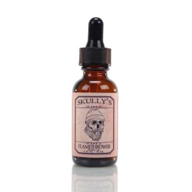 Skully\'s Beard Oil: Beard Oil 1 oz. - Flamethrower - Cinnamon & Clove Scented - Beard oil for Men - Promotes Beard Growth, Softens, Moisturizes