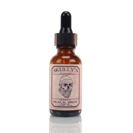 Skully\'s Beard oil: Beard Oil 1 fl. oz. | Black Brew Coffee scented | Beard and Skin Care with Argan & Jojoba Oil | Beard Itch & Dry Skin Relief - Promotes Healthy Beard Growth