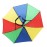 4 Pack Rainbow Umbrella Hat Cap Hands Free With Head Strap For Sun Rain