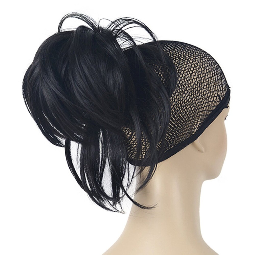 Lydell Adjustable Messy Style Ponytail Hair Extension Synthetic Hairpiece with Jaw Claw (Natural Black) Lydell Adjustable Messy Style Ponytail Hair Extension Synthetic Hairpiece with Jaw Claw (Natural Black)