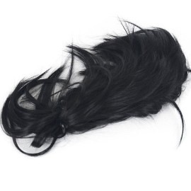 Lydell Adjustable Messy Style Ponytail Hair Extension Synthetic Hairpiece with Jaw Claw (Natural Black) Lydell Adjustable Messy Style Ponytail Hair Extension Synthetic Hairpiece with Jaw Claw (Natural Black)