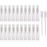 Enslz 20pcs Empty Clear 5ml Glass Spray Bottle Refillable Perfume Glass Bottles for Travel