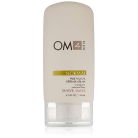 Organic Male OM4 Normal Shave Mask: Free Radical Defense Cream, Shave & Mask in 1, Antioxidant and Vitamin C Rich Organic Male OM4 Normal Shave Mask: Free Radical Defense Cream, Shave & Mask in 1, Antioxidant and Vitamin C Rich