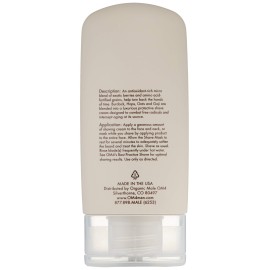 Organic Male OM4 Normal Shave Mask: Free Radical Defense Cream, Shave & Mask in 1, Antioxidant and Vitamin C Rich