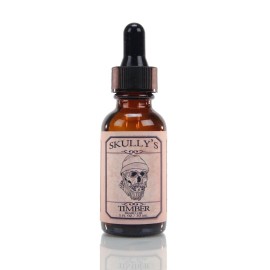 Skully\'s Timber Beard Oil 1 fl. oz (Masculine Scent, Woodsy, Warm Amber) Beard oil for Men, Promotes Beard Growth, Softens, Moisturizes