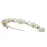 SAMKY Gold Bridal Tiara Rhinestone Wedding Crown Pearl Headpiece Hair Accessories for Bride