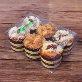 Hagao Fake Cupcake Simulation Sprinkle Artificial Food Cake Mixed Play Food Model Kitchen Decoration 6 pcs