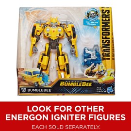 Transformers: Bumblebee Movie Toys, Energon Igniters Nitro Bumblebee Action Figure - Included Core Powers Driving Action - Toys for Kids 6 & Up, 7