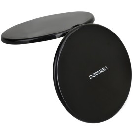 deweisn Magnifying Compact Cosmetic Mirror Elegant Pocket Handheld Makeup Mirror with Powerful 10x Magnification and 1x True View Mirror for Travel or Your Purse