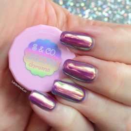 Sparkle & Co. Unicorn Chrome Iridescent, Insane Shine, Chameleon, Mirror Pigment Powder 3g Jar Ships Fast from USA!