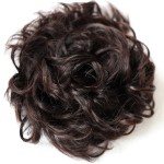 CAISHA Hairpiece Hair Wrap Heat-resistant Synthetic Fibres Curly Messy Updo Dark Brown Mix HW27