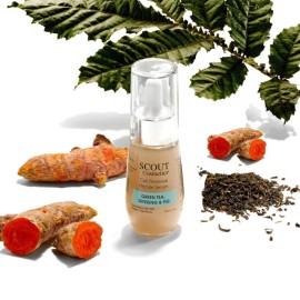 SCOUT Cosmetics Cell Renewal Peptide Face Serum With Green Tea, Ginseng And Fig