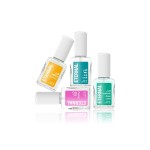 Eternal Nail Treatment Set - Perfect Nails Collection: Hardener, Gel Top Coat, Hydrating Base Coat & Fast Drying Polish - 0.46 OZ