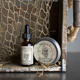 Skully\'s Isla De Muerta Beard Oil 1 oz & Beard Balm 2 oz, Beard kit