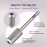 PANA 3/32 Small Smooth Round Top Safety Carbide Nail Drill Bit for Gel Polish & Acrylic Removal Nail Salon Manicure Pedicure Electric File Tools (Small Barrel - Silver, Medium)