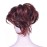 Aimole Synthetic Ponytail Claw Clip-on Straight Wig Short Extensions Hair Hairpiece(131-Burgundy Red)