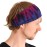 Multiuse Headband Hair Wrap for Women & Men, Casual Headwear & Wide Gym Wrap Headband Tie-Dye BB