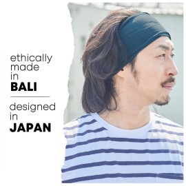 Multiuse Headband Hair Wrap for Women & Men, Casual Headwear & Wide Gym Wrap Headband Tie-Dye BB