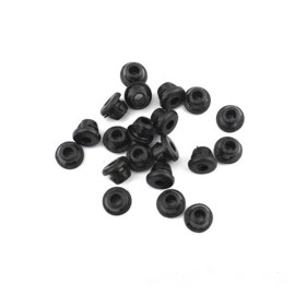100pcs Black Tattoo Machine Needles Rubber Nipples Tattoo Supplies Accessories