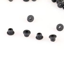 100pcs Black Tattoo Machine Needles Rubber Nipples Tattoo Supplies Accessories 100pcs Black Tattoo Machine Needles Rubber Nipples Tattoo Supplies Accessories