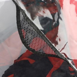 FASOTY Clear Stroller Rain Cover, Universal Waterproof Baby Stroller Travel Weather Shield from Wind Snow Dust, with Breathable Ventilation for Most Single Strollers, Jogging, Pushchairs