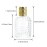 Enslz 50ml Refillable Clear Glass Luxury Spray Perfume Bottle Empty Atomizer Bottle Makeup Tool 2pcs free Funnel Filler