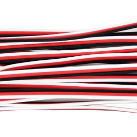 OliYin 20pcs 3.93inch 10cm 100mm Servo Extension Lead Wire Cable Male to Male KK MK MWC 26awg Servo Wire
