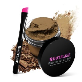 Rootflage Temporary Root Touch Up Refill, Hair Filler, Hair Concealer (Golden Brown)