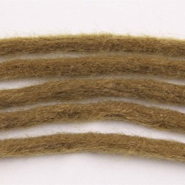 Dsoar Dreadlock Extensions Brown Synthetic Dreads 20 Inch 12 Strands Handmade Dreadlocks Extensions Hippie Crochet Loc Extensions (Light Brown Color)