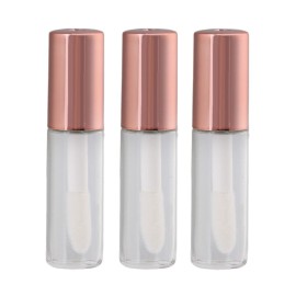BQLZR Rose Gold Lip Gloss Tubes 1.2ml Empty Plastic transparent Lip Balm Bottle Container Cosmetic Makeup Tools with Stopper Pack of 20 BQLZR Rose Gold Lip Gloss Tubes 1.2ml Empty Plastic transparent Lip Balm Bottle Container Cosmetic Makeup Tools with Stopper Pack of 20